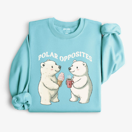 Polar Opposites Sweatshirt - Arctic Blue