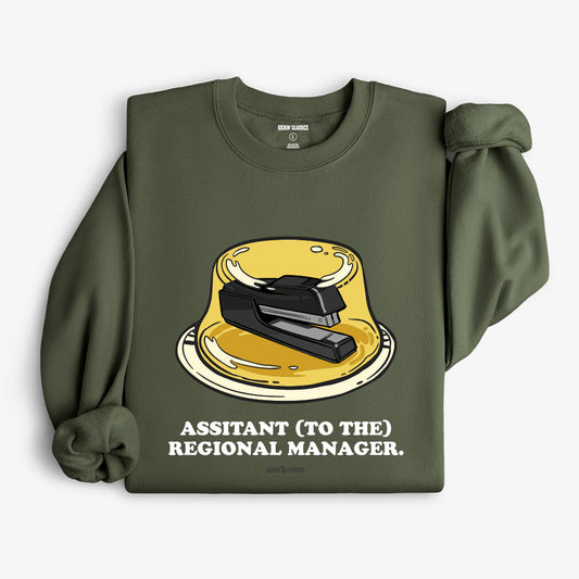 Assistant to the Regional Manager Sweatshirt - Military Green