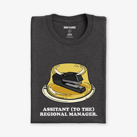 Assistant to the Regional Manager T-Shirt - Heather Black