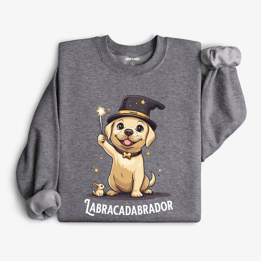 Labracadabrador Sweatshirt - Heather Grey