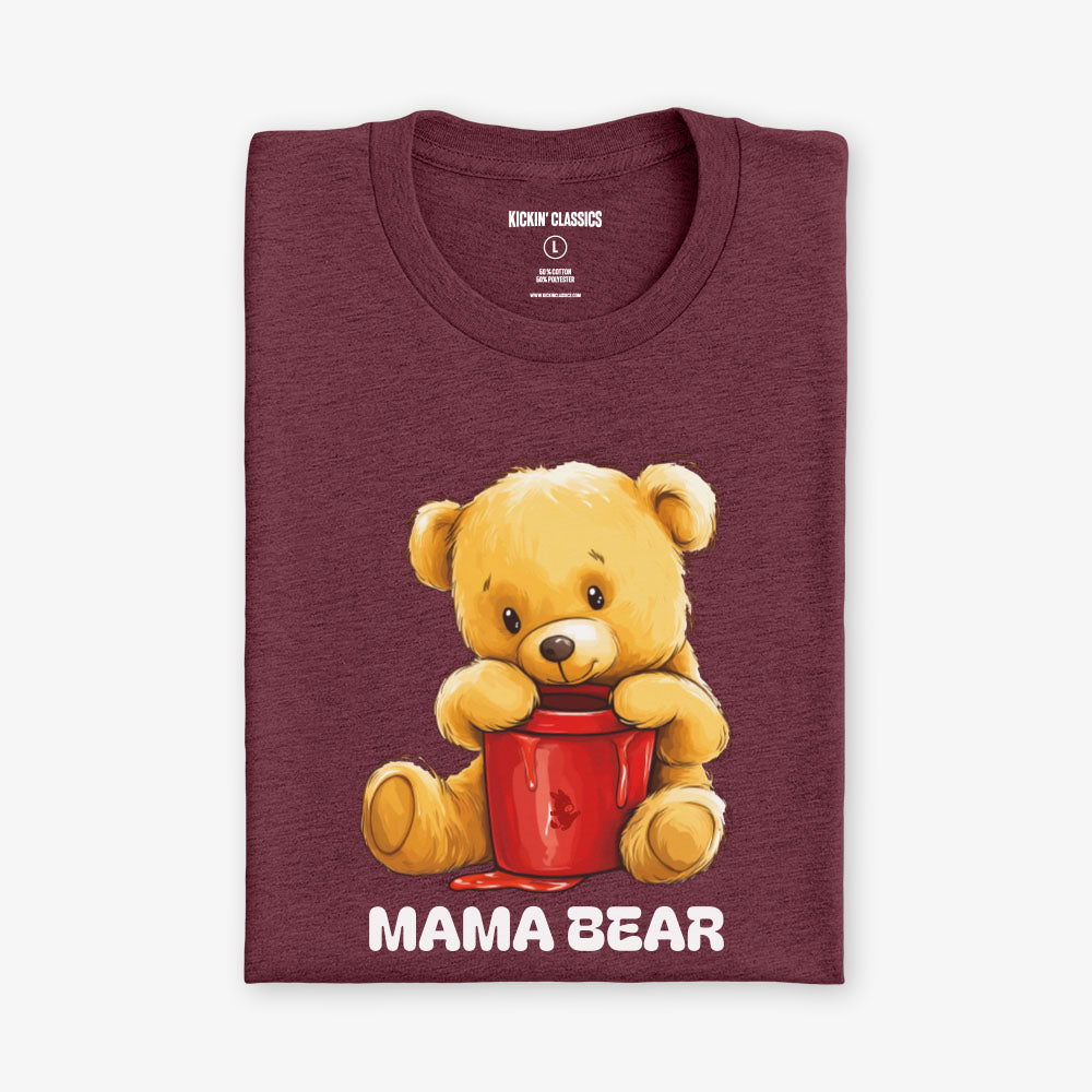 Mama Bear T-Shirt - Maroon