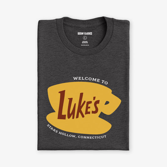 Luke's Coffee Shop T-Shirt - Heather Black