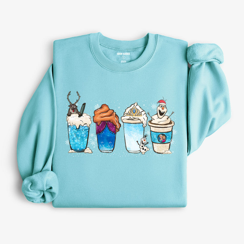 Frozen Latte Sweatshirt - Arctic Blue